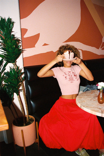 Clymene Long Balloon Skirt